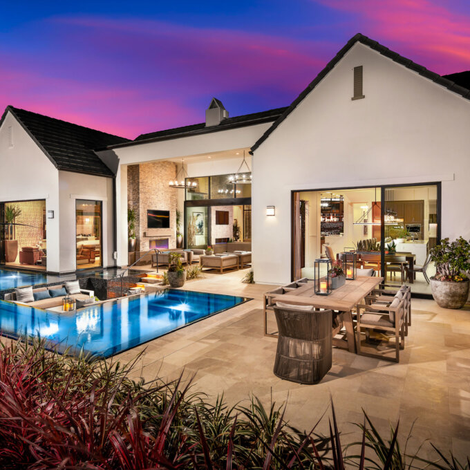 Silver Travertine Ledger Panel