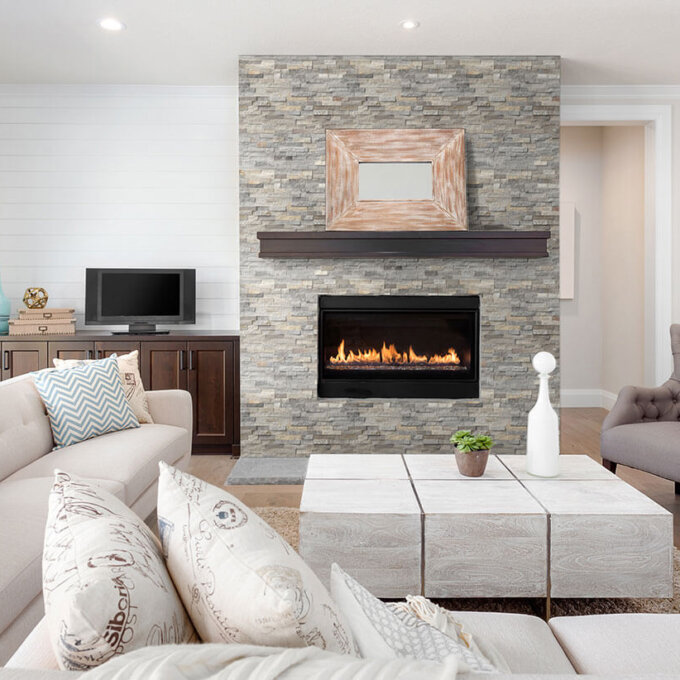 Sunset Silver Ledger Panel