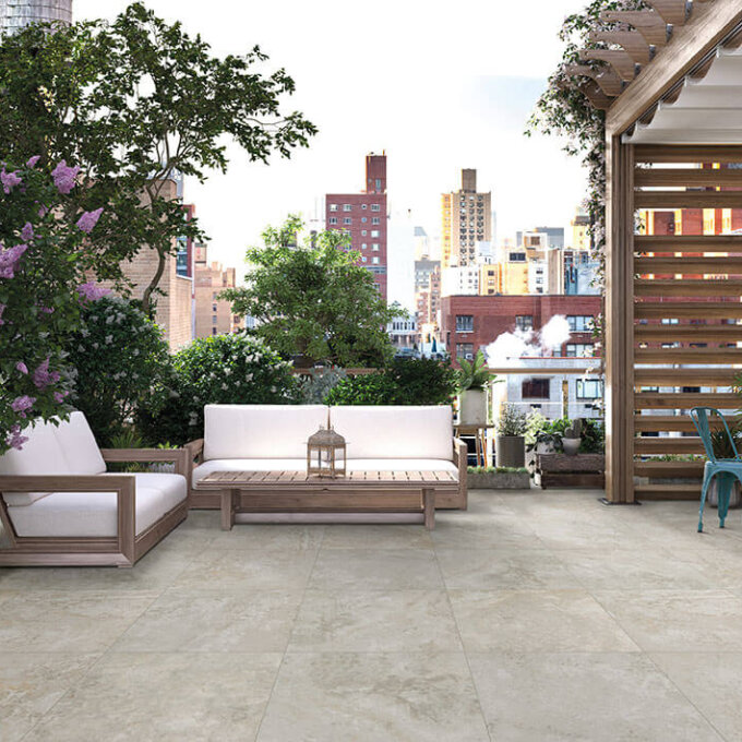 Trevi Silver 2CM Arterra Porcelain Paver