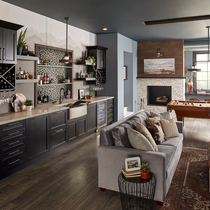 White Oak Multi Ledger Panel