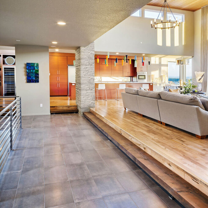 White Oak Multi Ledger Panel