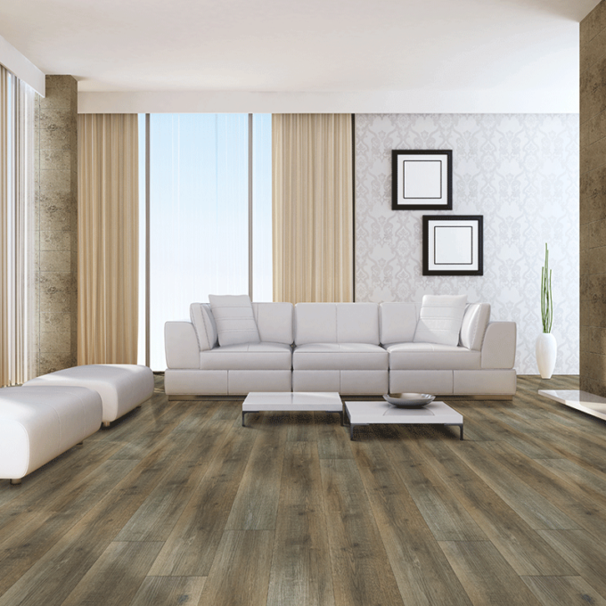 XL Ashton Maracay Brown 9"x60" Vinyl Tile