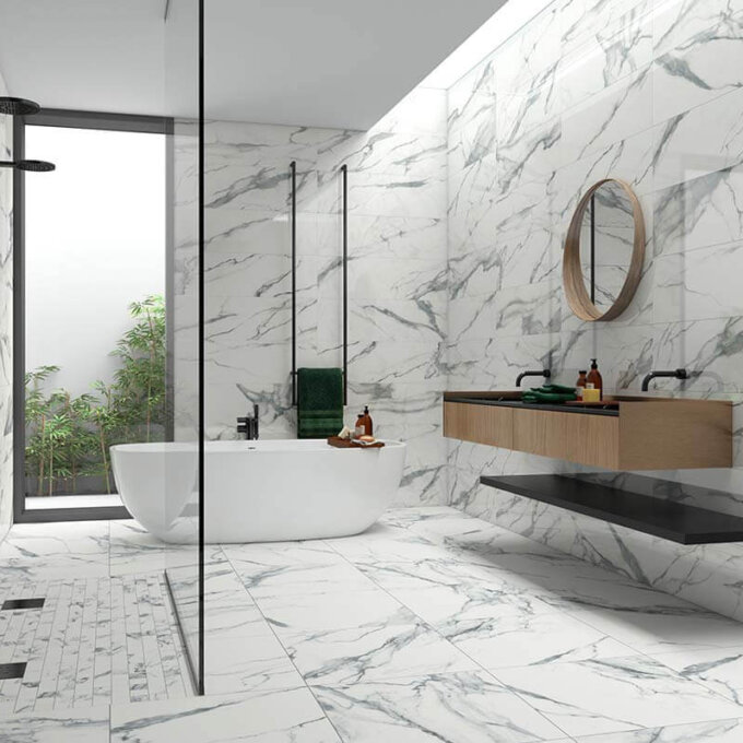 Splendid Oceanic 10"x22" Glossy Wall Tile