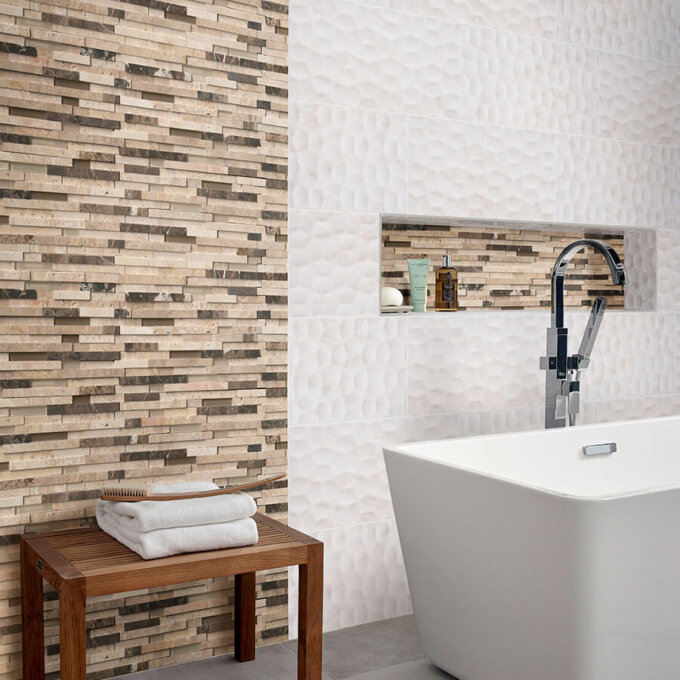 Adella Viso Gris 12"x24" Satin Matte Porcelain Tile