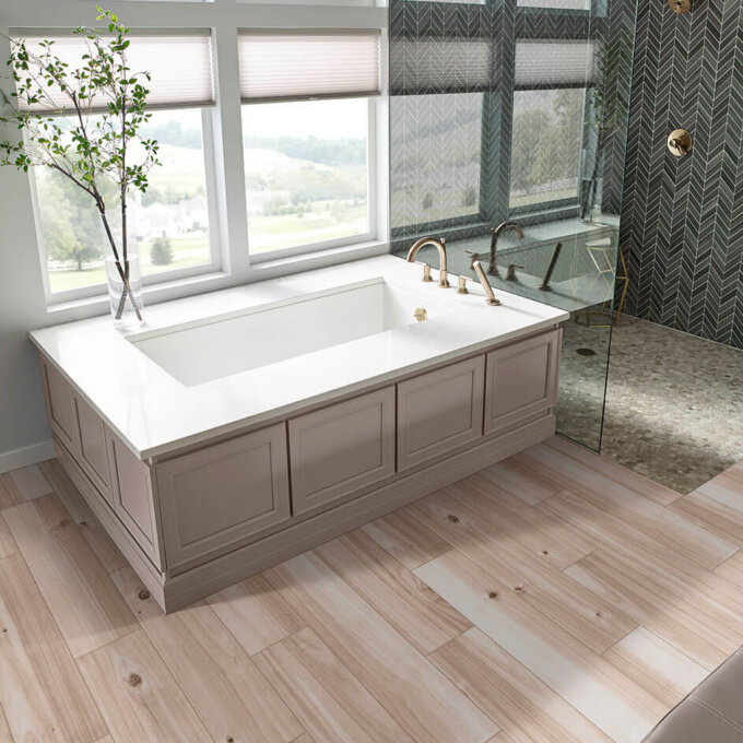 Havenwood Beige 8"x36" Matte Porcelain Tile