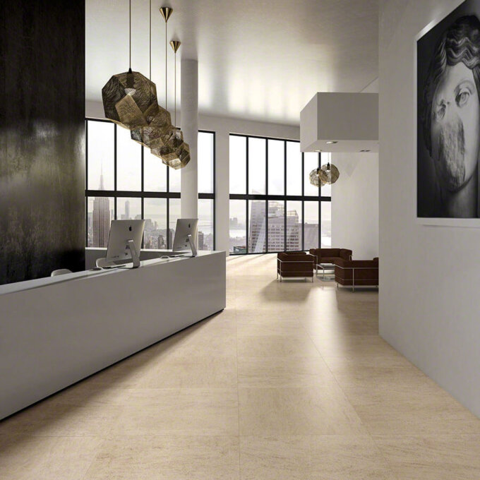 Livingstyle Beige Matte Porcelain Tile