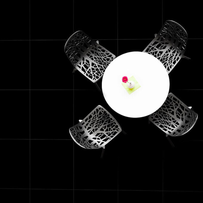 Domino Black Matte Porcelain Tile