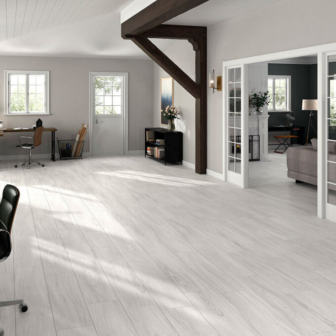Braxton Blanca 8"x40" Matte Porcelain Tile