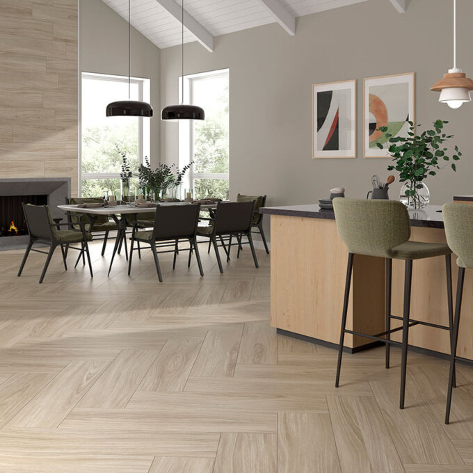 Braxton Saddle 8"x40" Matte Porcelain Tile