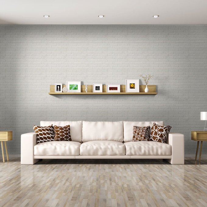 Brickstone Capella White 2"x10" Porcelain Tile