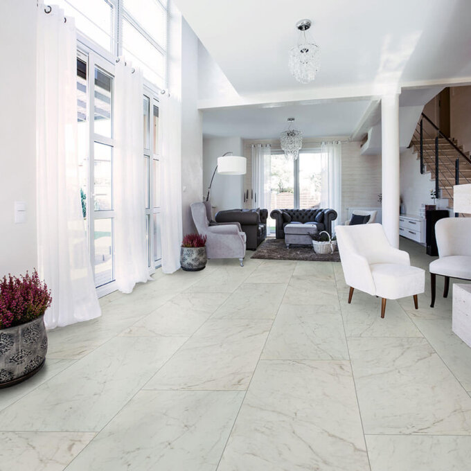 Kaya Carrara Bianco Porcelain Tile