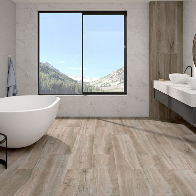 Kaya Carrara Bianco Porcelain Tile