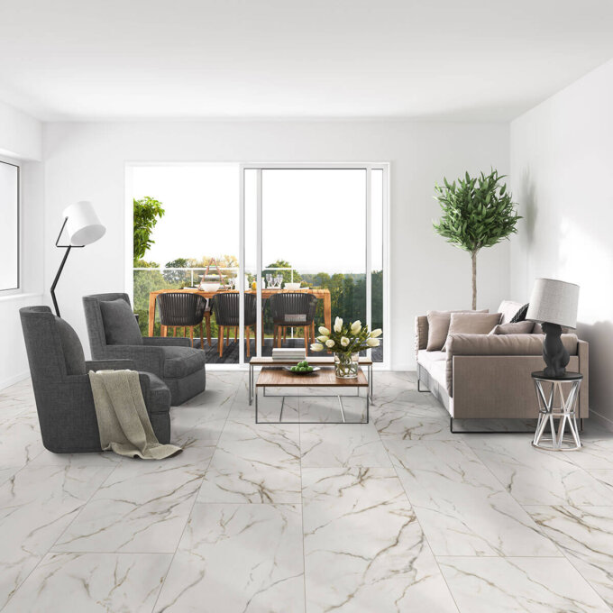 Kaya Calacatta Lucca Porcelain Tile