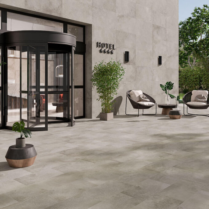 Traktion Calypso Ash Porcelain Tile