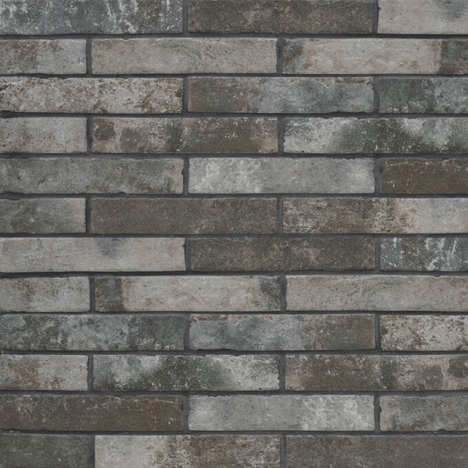 Brickstone Capella Charcoal 2"x10" Porcelain Tile