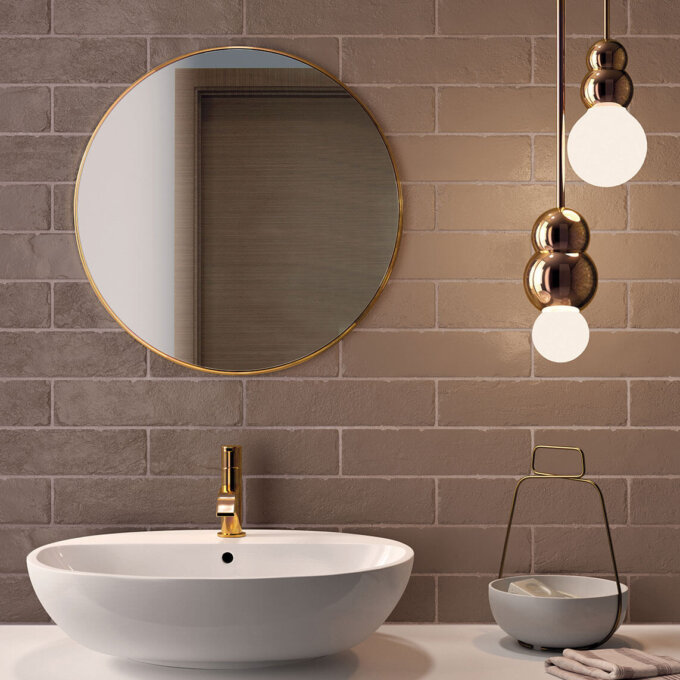 Brickstone Capella Putty 2"x10" Porcelain Tile