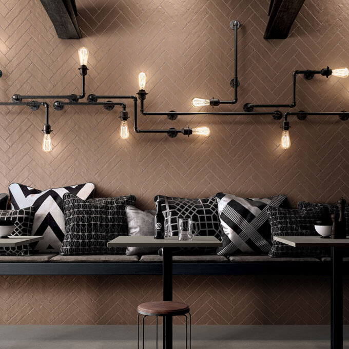 Brickstone Capella Putty 2"x10" Porcelain Tile