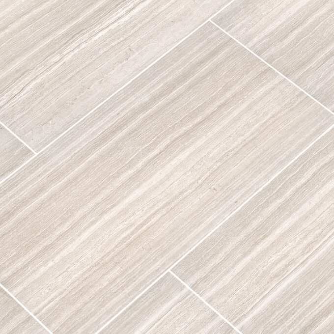 Essentials Charisma White 12"x24" Matte Porcelain Tile