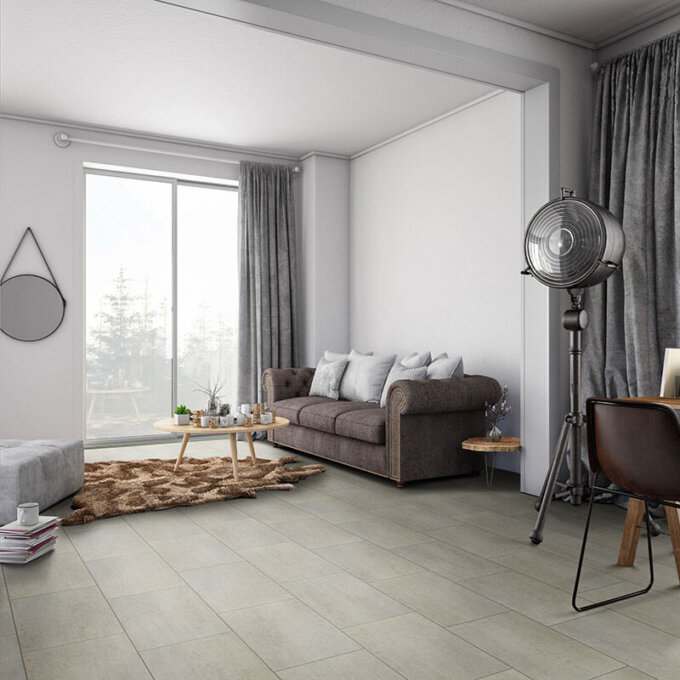 Metropolis Cloud 12"x24" Matte Porcelain Tile