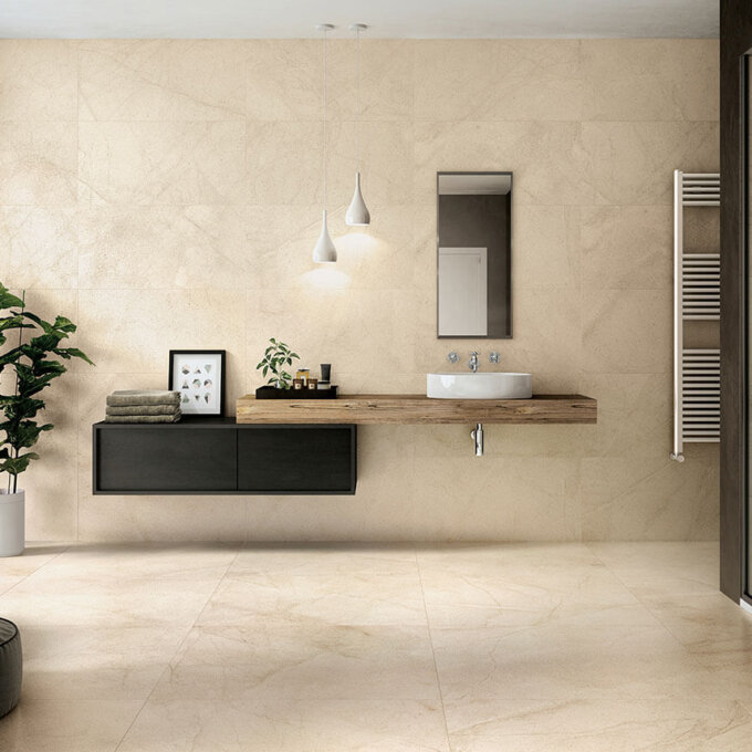 Livingstyle Cream Matte Porcelain Tile
