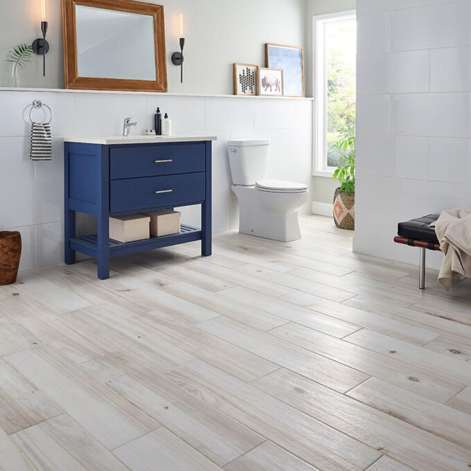Havenwood Dove 8"x36" Matte Porcelain Tile