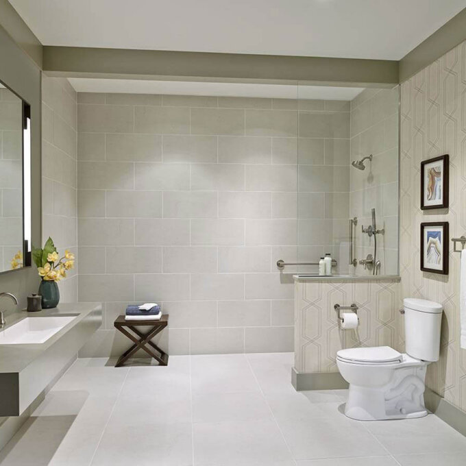 Dimensions Glacier Matte Porcelain Tile