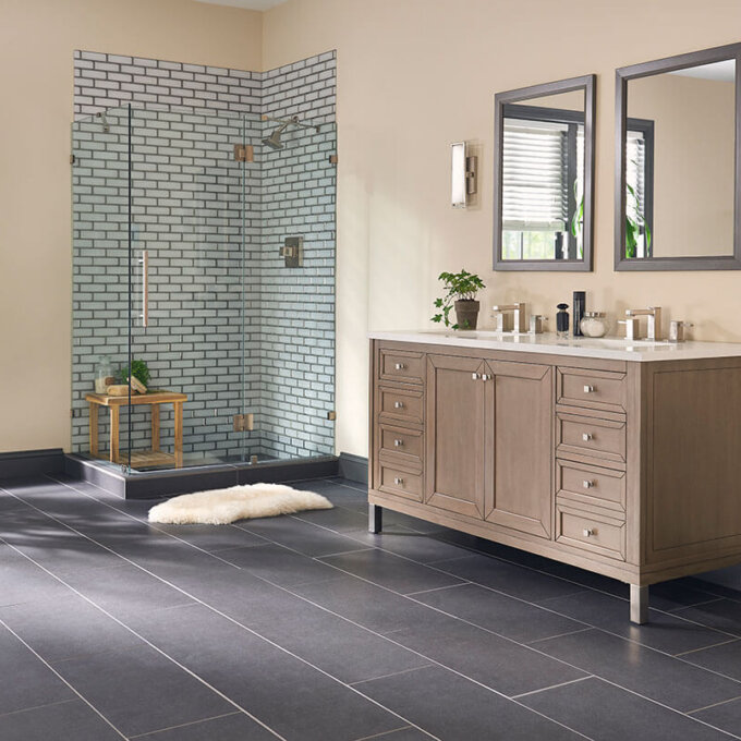 Dimensions Graphite Matte Porcelain Tile