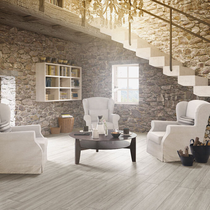 Caldera Grigia 8"x47" Matte Porcelain Tile