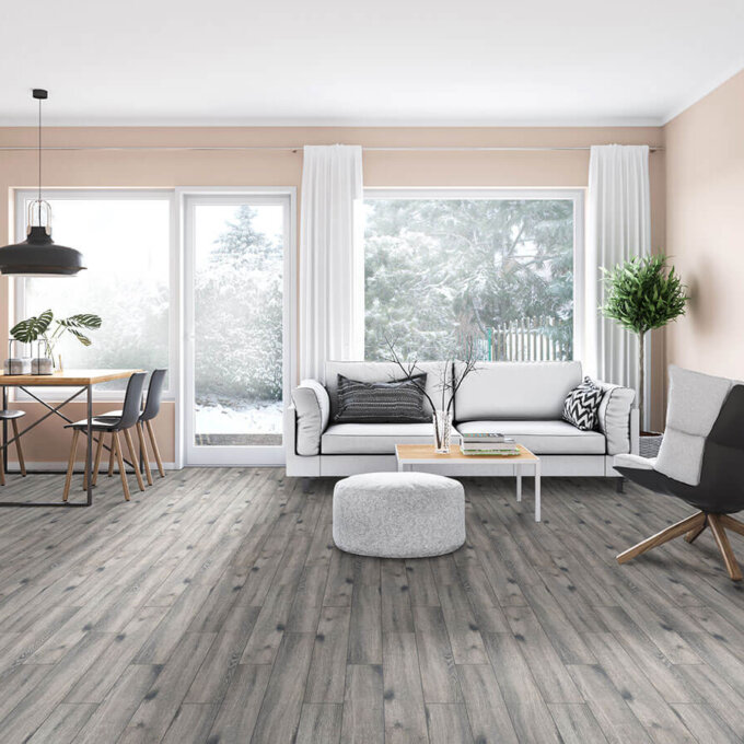 Antoni Gris 6"x36" Matte Porcelain Tile