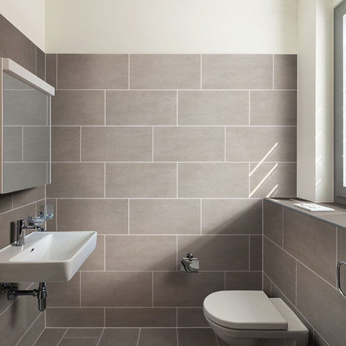 Gridscale Gris 12"x24" Matte Porcelain Tile