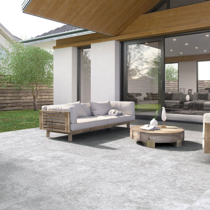 Legions Lunar Silver Matte Porcelain Tile