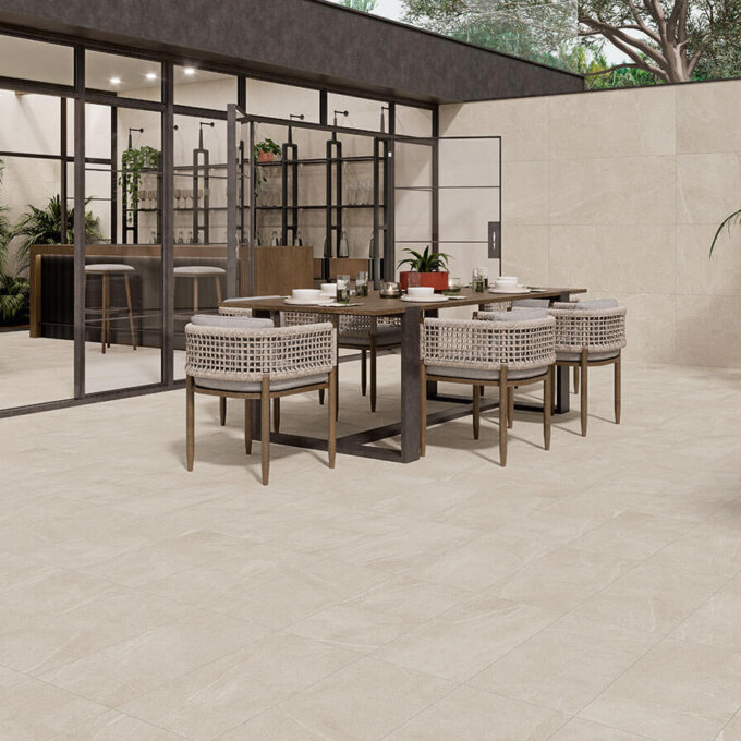 Traktion Maven Ivory Porcelain Tile