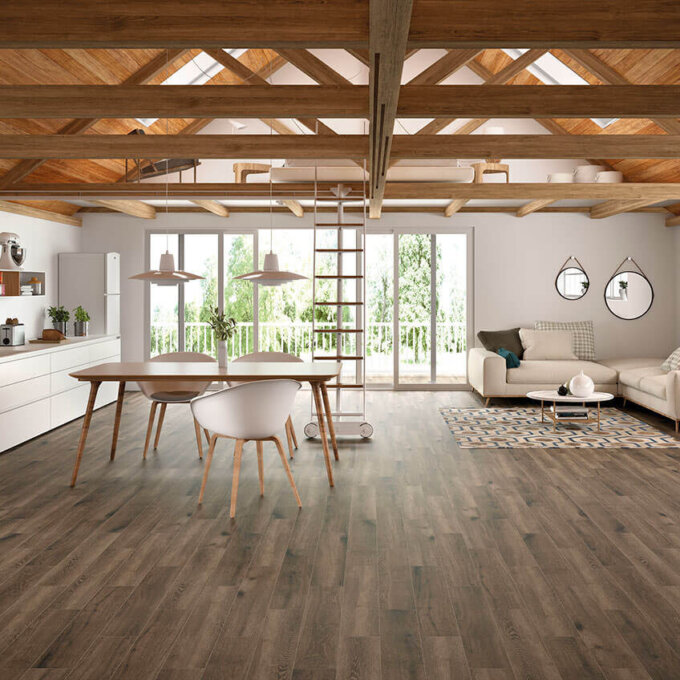 Antoni Nero 6"x36" Matte Porcelain Tile