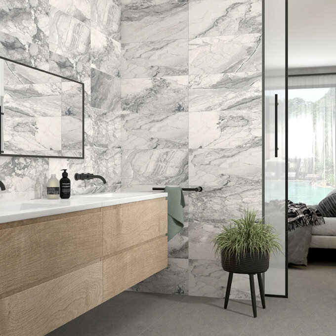 Kaya Onda Grey Porcelain Tile