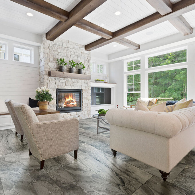 Kaya Onda Grey Porcelain Tile