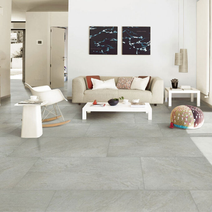 Legions Quartz White Matte Porcelain Tile