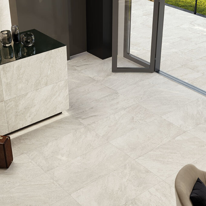 Legions Quartz White Matte Porcelain Tile