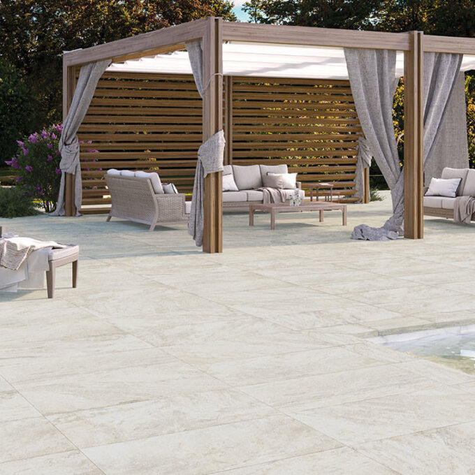 Legions Quartz White Matte Porcelain Tile