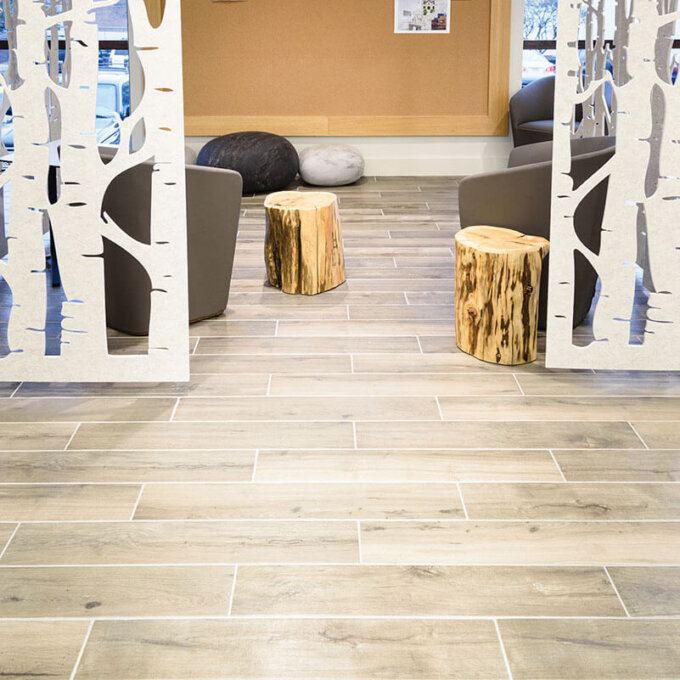 Palmetto Smoke 6"x36" Matte Porcelain Tile