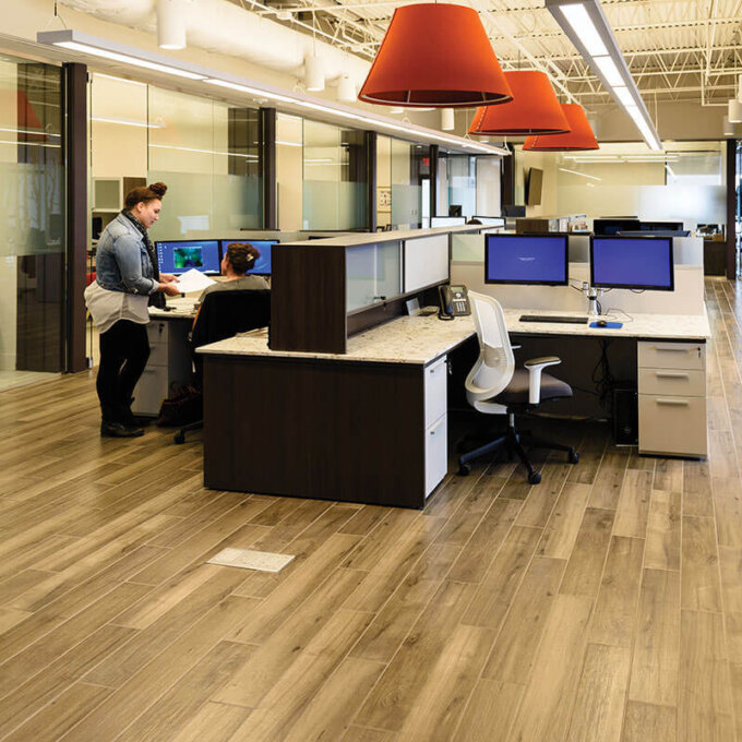 Palmetto Smoke 6"x36" Matte Porcelain Tile