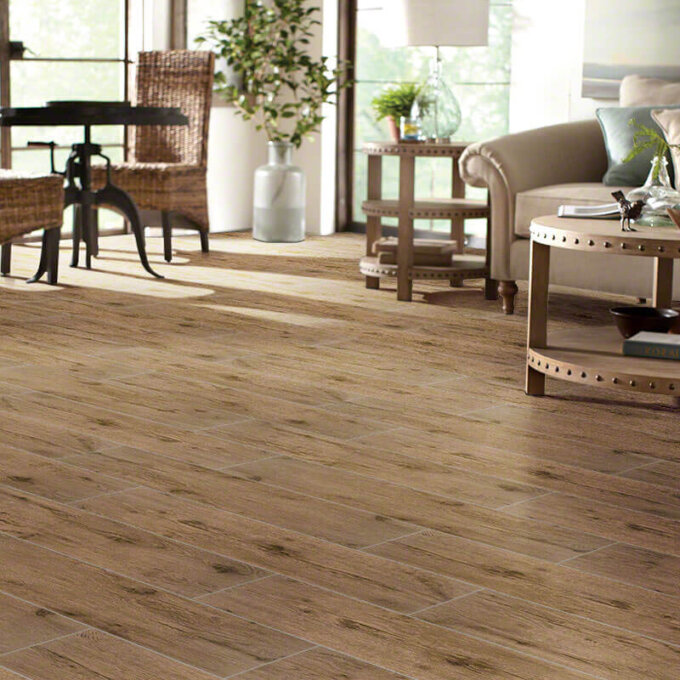 Celeste Taupe 8"x40" Matte Porcelain Tile