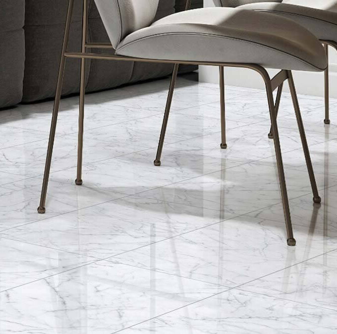 Eterna Carrara Gioia Polished Porcelain Tile