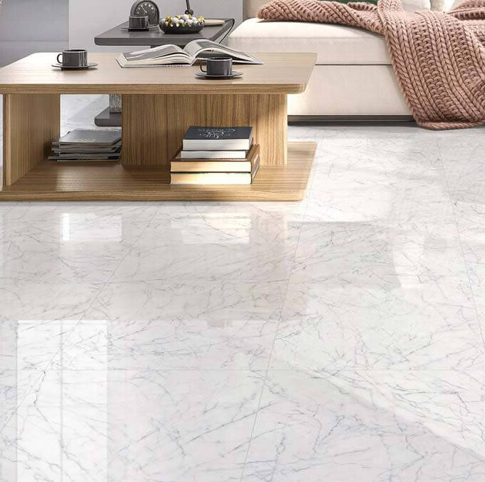 Eterna Carrara Gioia Polished Porcelain Tile