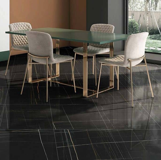 Eterna Sahara Noir Polished Porcelain Tile