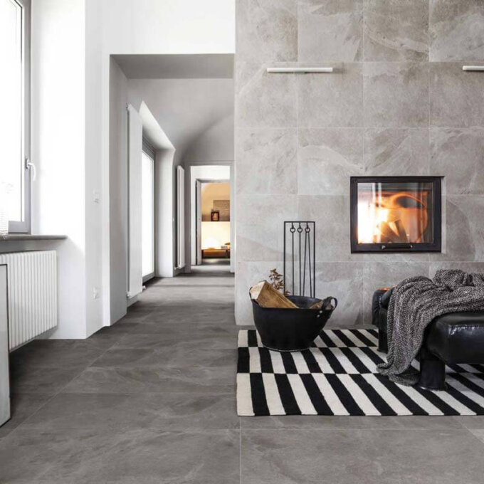 Mystone Ardesia Cenere Matte Porcelain Tile