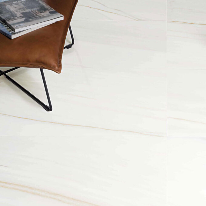 Marmi Classici Bianco Covelano Polished Porcelain Tile