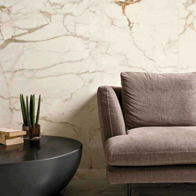 Marmi Classici Calacatta Macchia Vecchia Polished Porcelain Tile