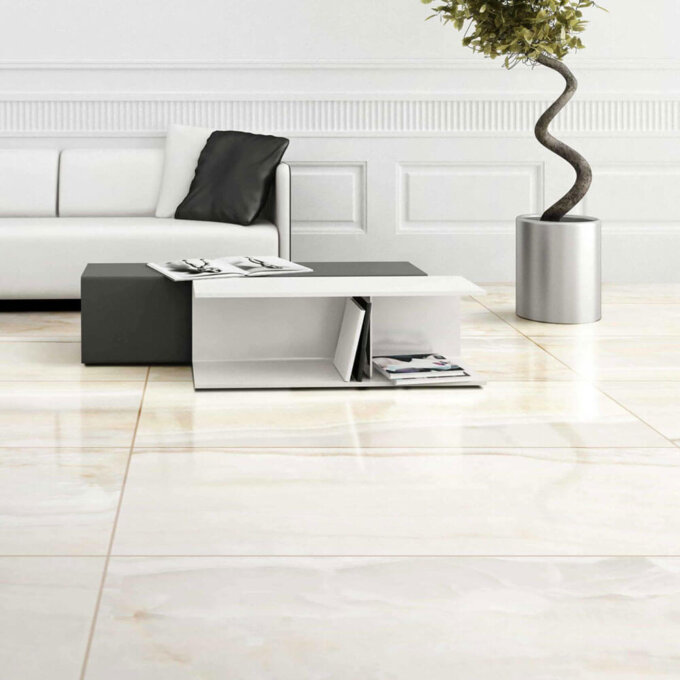 Marmi Classici Onice Perlato Polished Porcelain Tile