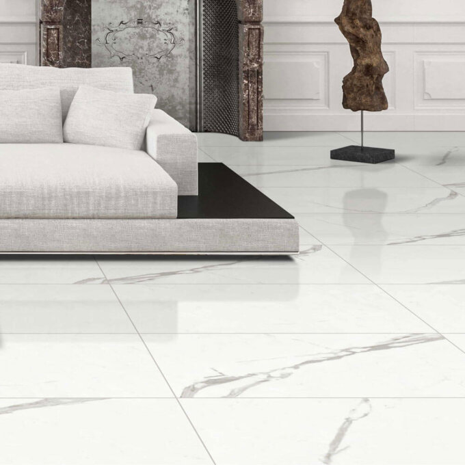 Marmi Classici Statuario Classico Polished Porcelain Tile