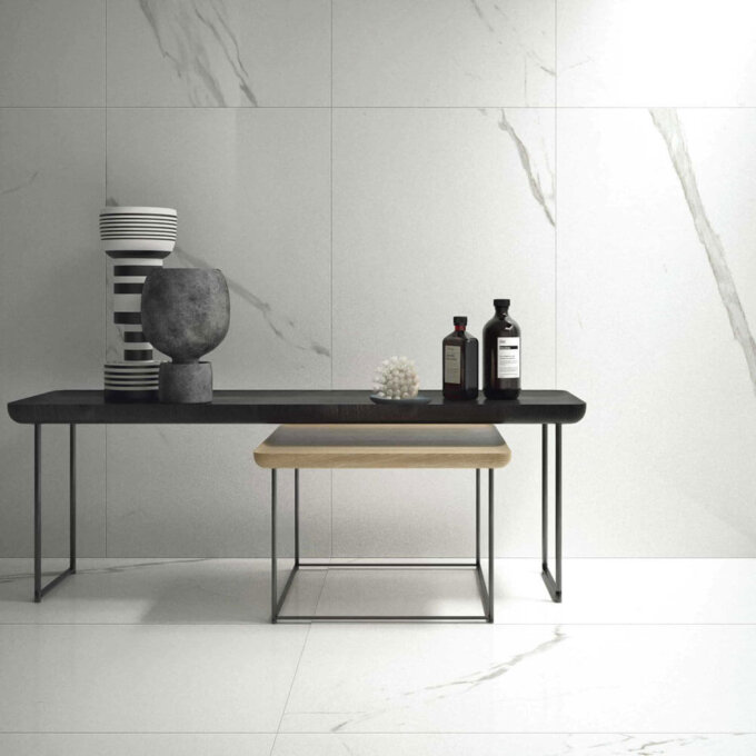 Marmi Classici Statuario Classico Polished Porcelain Tile